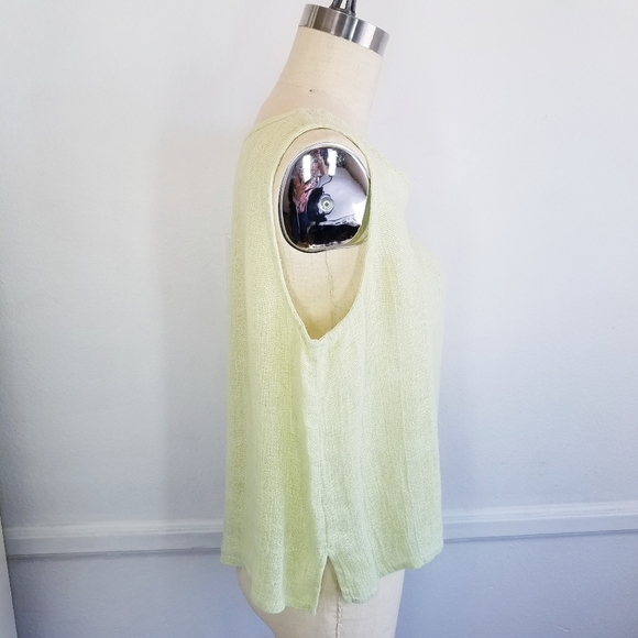 🌸 Eileen Fisher | 100% Linen Airy Tank Top L‎ - Picture 7 of 10